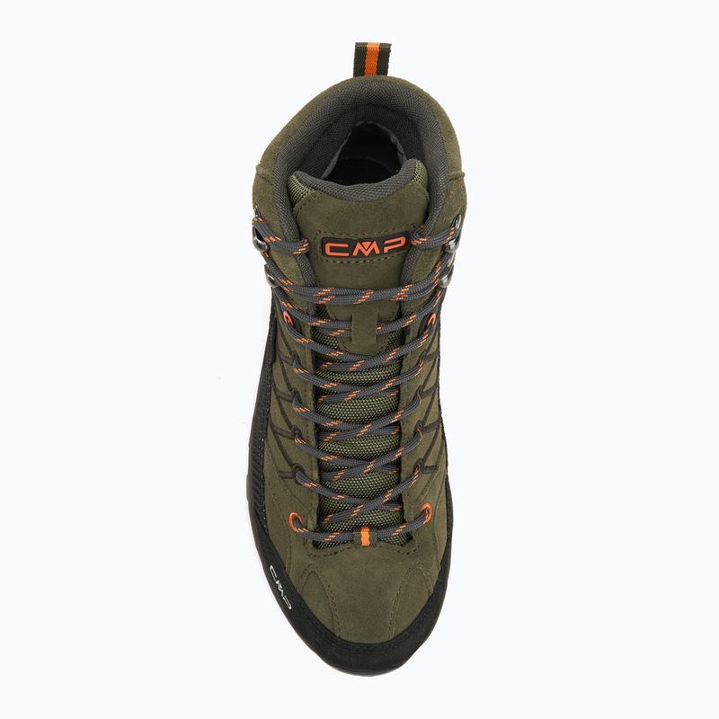 Men's trekking boots CMP Rigel Mid Wp olive/flame 5