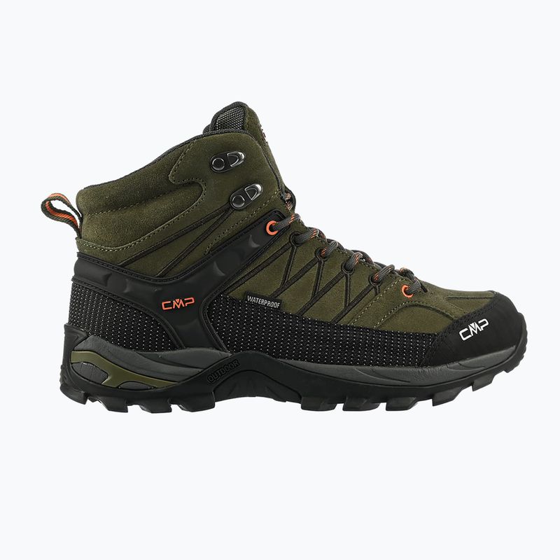 Men's trekking boots CMP Rigel Mid Wp olive/flame 2