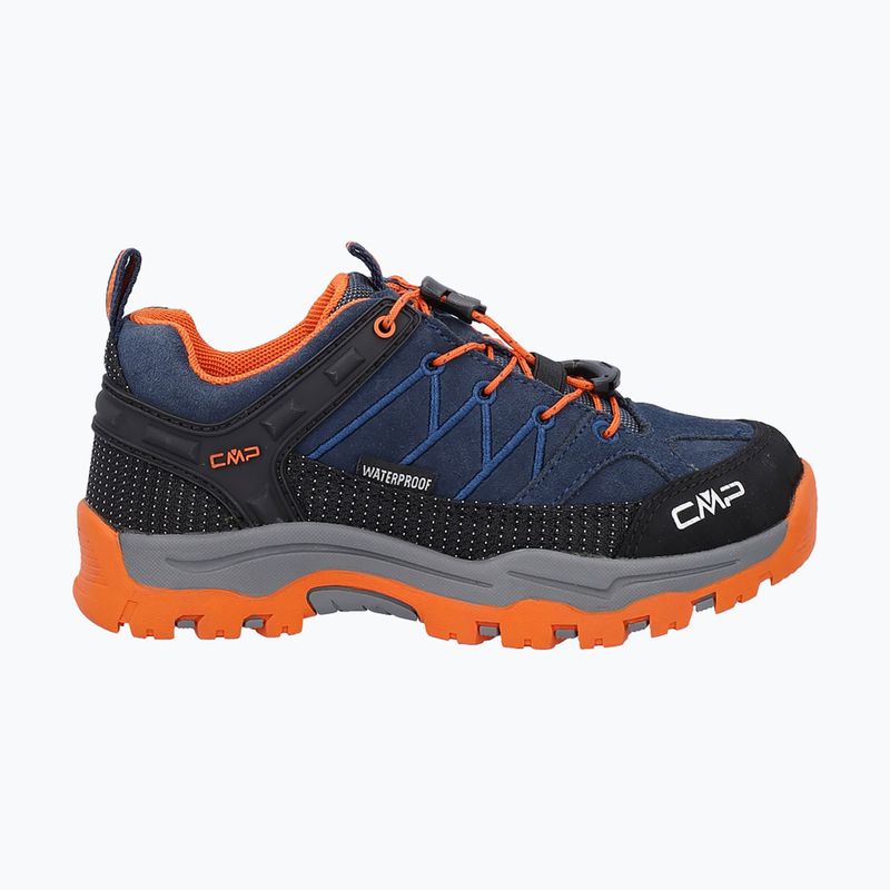 CMP children's trekking boots Rigel Low Wp b.blue / arancio 9