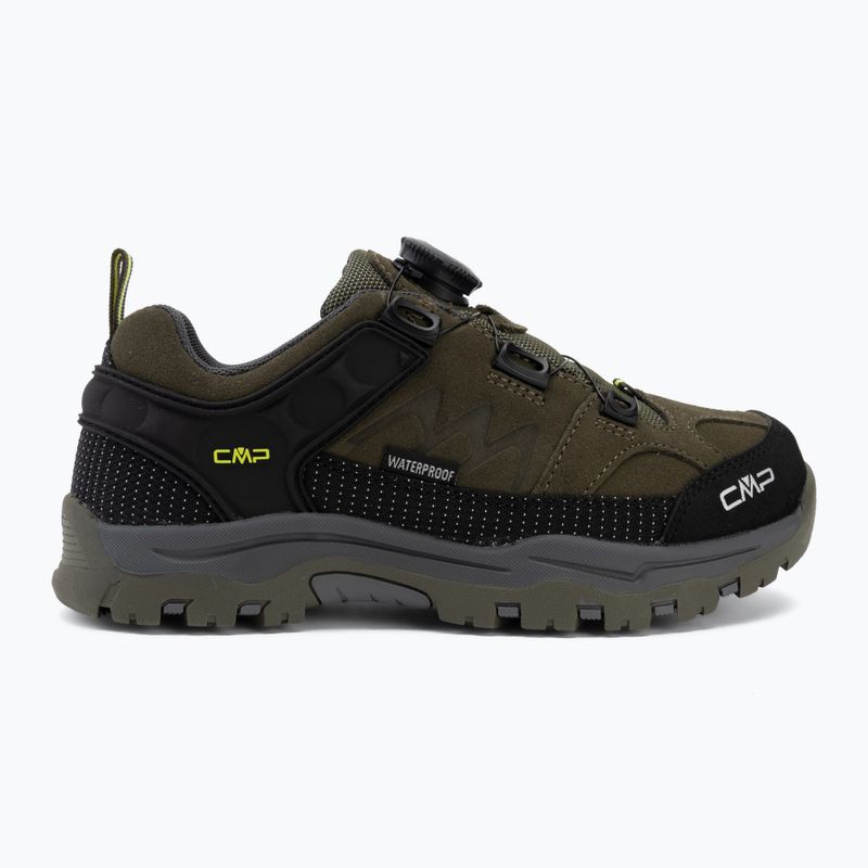 Children's trekking boots CMP Kiruna Low FitGo Waterproof olive 2