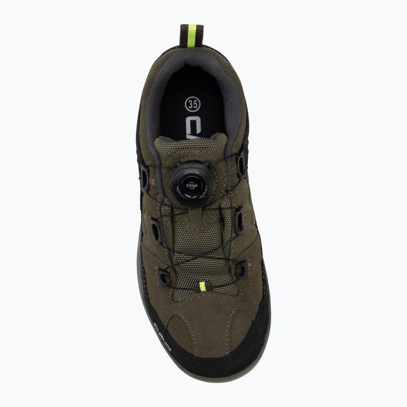 Children's trekking boots CMP Kiruna Low FitGo Waterproof olive 5