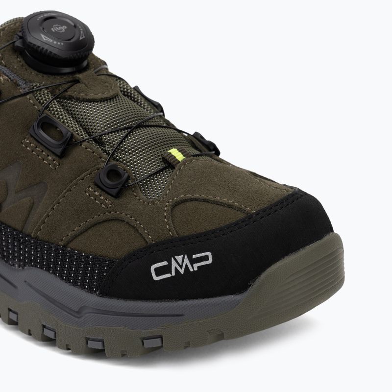Children's trekking boots CMP Kiruna Low FitGo Waterproof olive 7