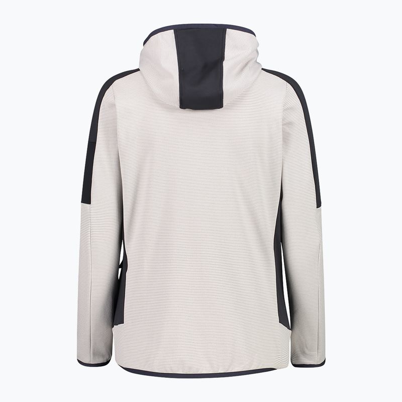 Women's trekking sweatshirt CMP 34G1516 vanilla 2