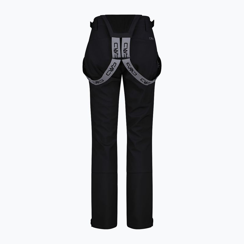 Women's ski trousers CMP 34W4326 Salopette nero 2
