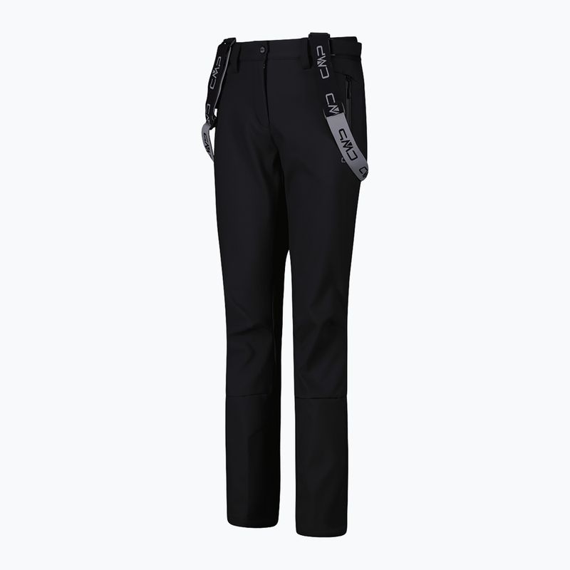 Women's ski trousers CMP 34W4326 Salopette nero 3