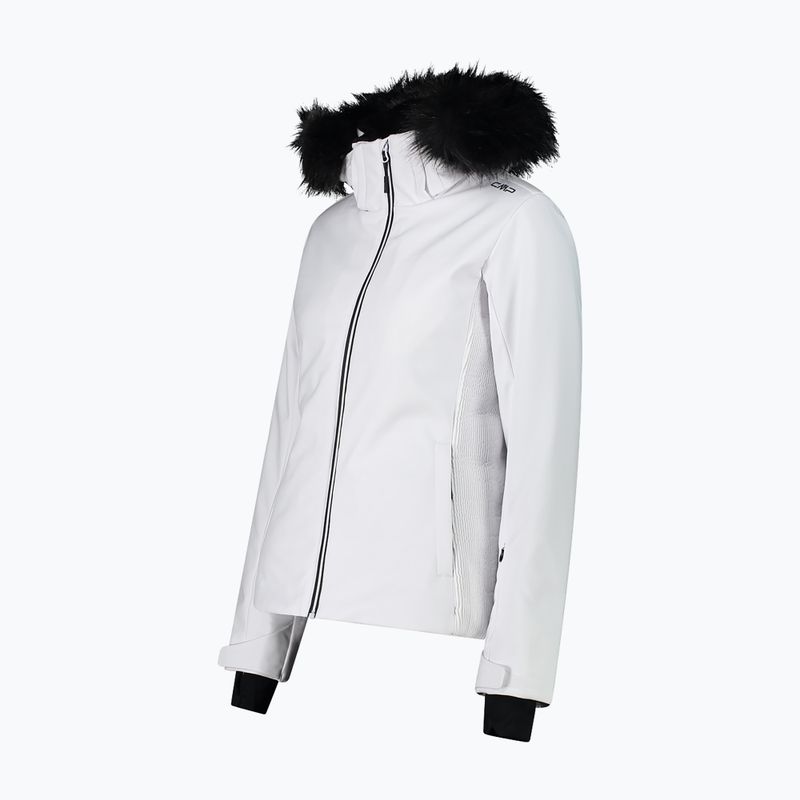 Women's ski jacket CMP 34W4546 bianco 3