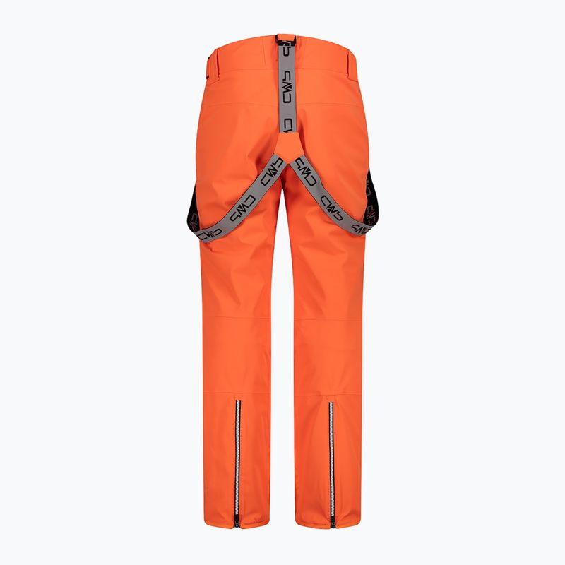 Men's CMP ski trousers 3W04467 fanta fluo 2