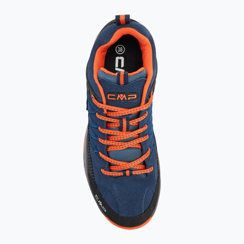 CMP junior boots Rigel Low Wp b. blue / arancio 5