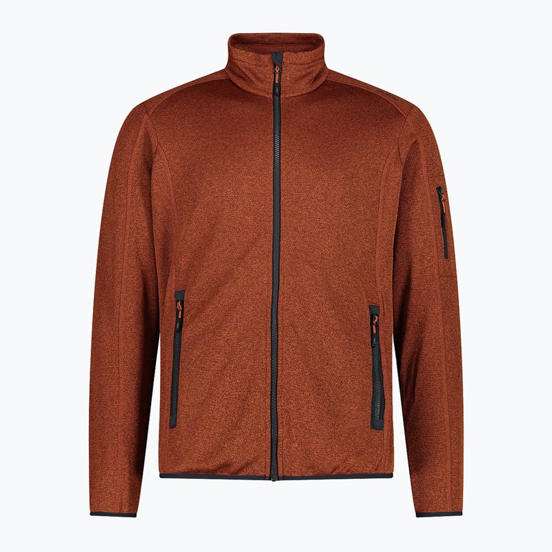 Men's sweatshirt CMP 30H5887 ruggine/ anthracite