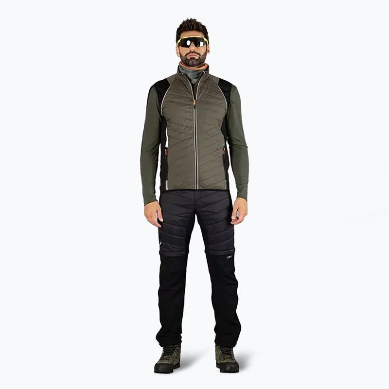 Men's CMP softshell jacket 30A2647 sage