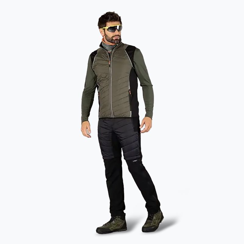 Men's CMP softshell jacket 30A2647 sage 3