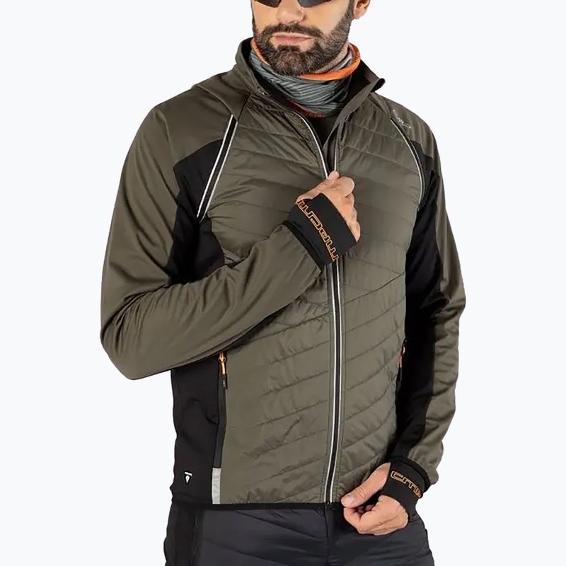 Men's CMP softshell jacket 30A2647 sage 4