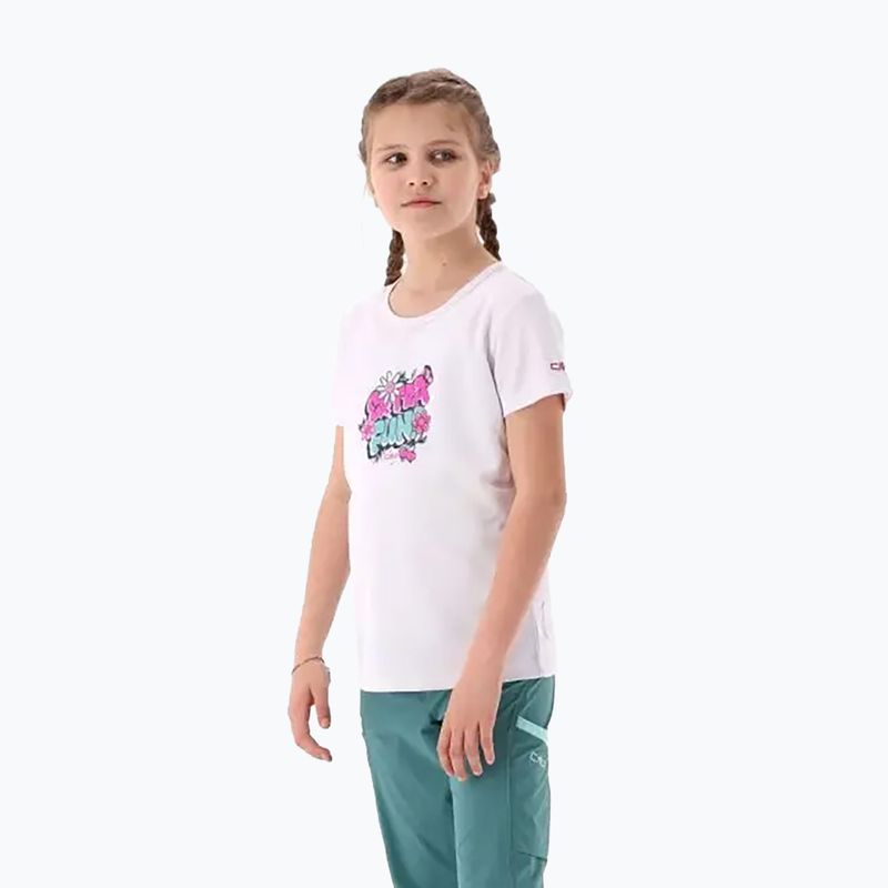 CMP children's t-shirt 38T6385 bianco 3