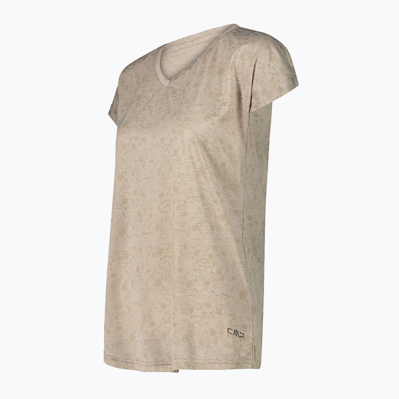 CMP women's t-shirt 35N5496 sabbia melange 3
