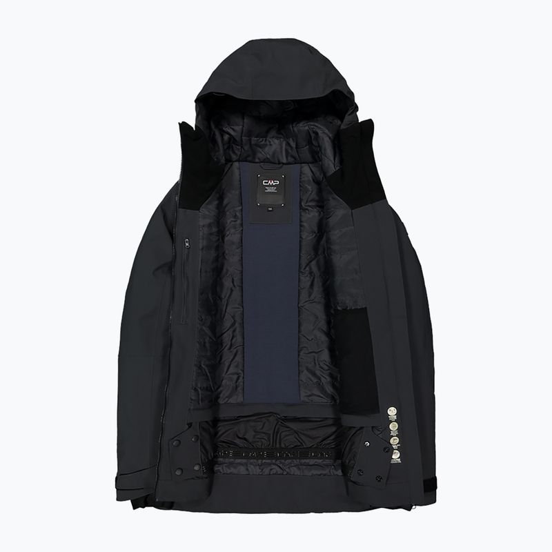 Men's ski jacket CMP 34W3987 Fix Hood antracite 6