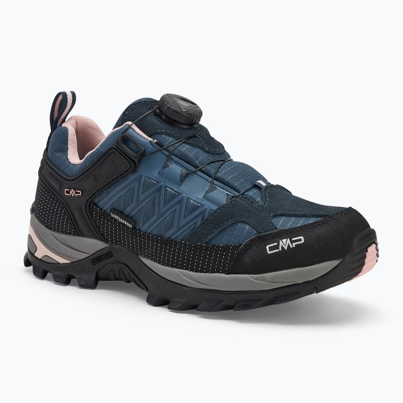Men's CMP Rigel Low Fitgo asphalt/antracite/rose trekking boots