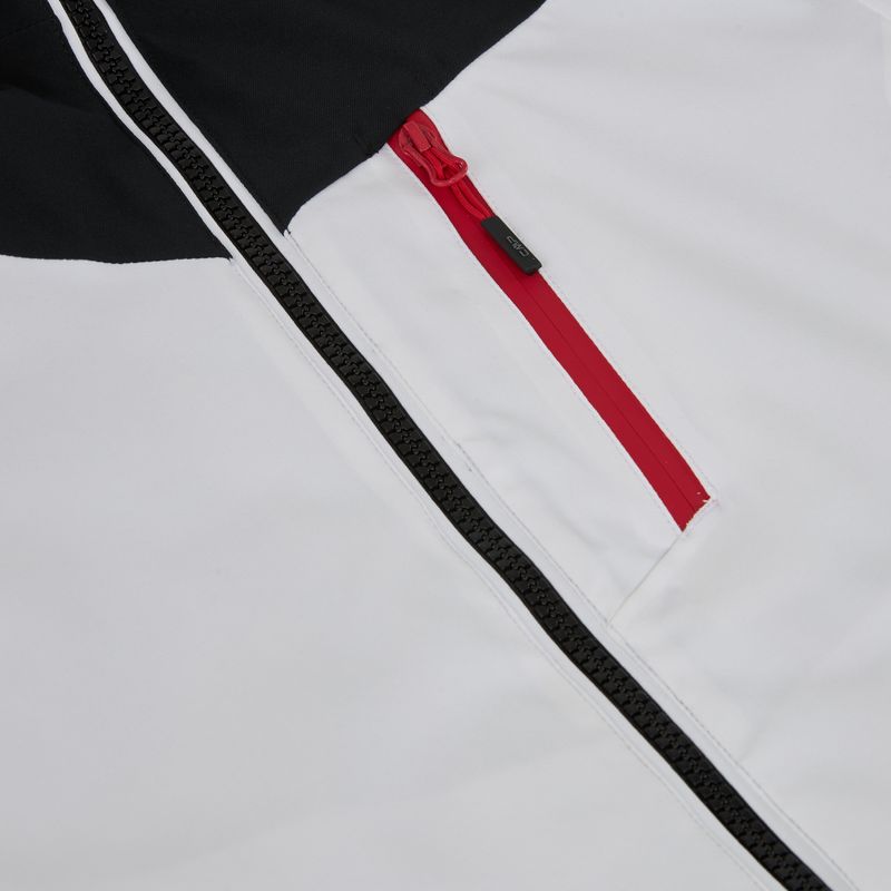 Men's ski jacket CMP 35W0077 Zip Hood bianco 4