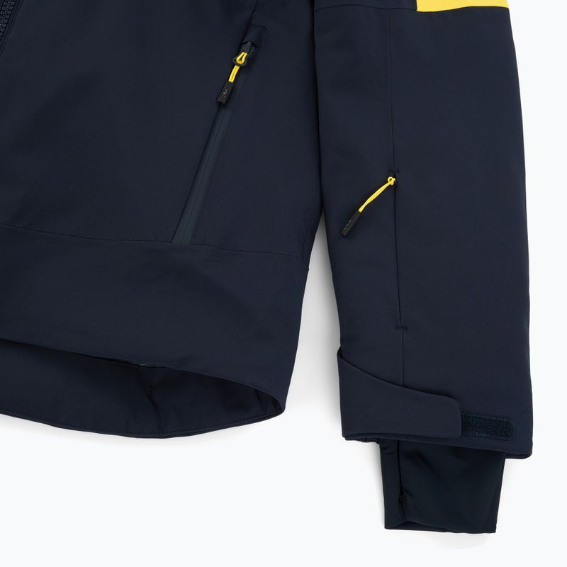 Men's ski jacket CMP 35W0077 Zip Hood black/blue 4