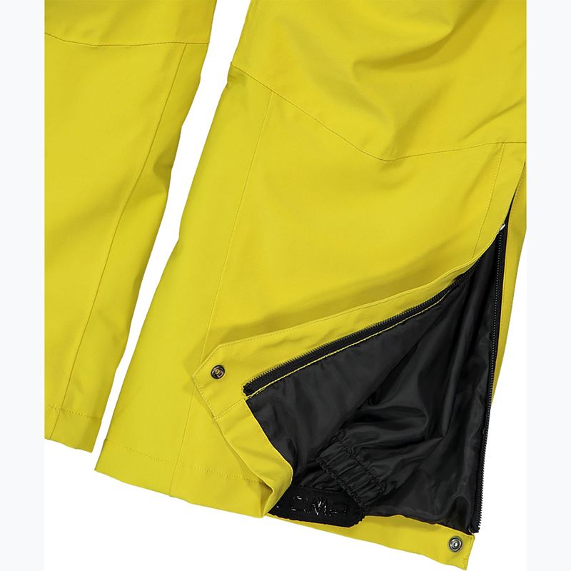 Men's ski trousers CMP 3W17397N gold green 5