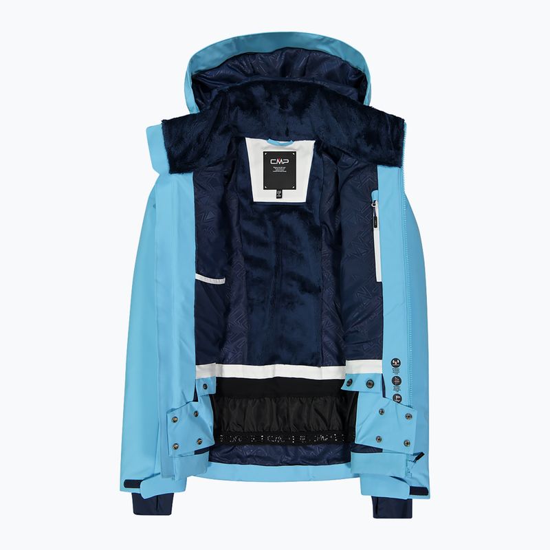 Women's ski jacket CMP 35W0166 Zip Hood topazio 4