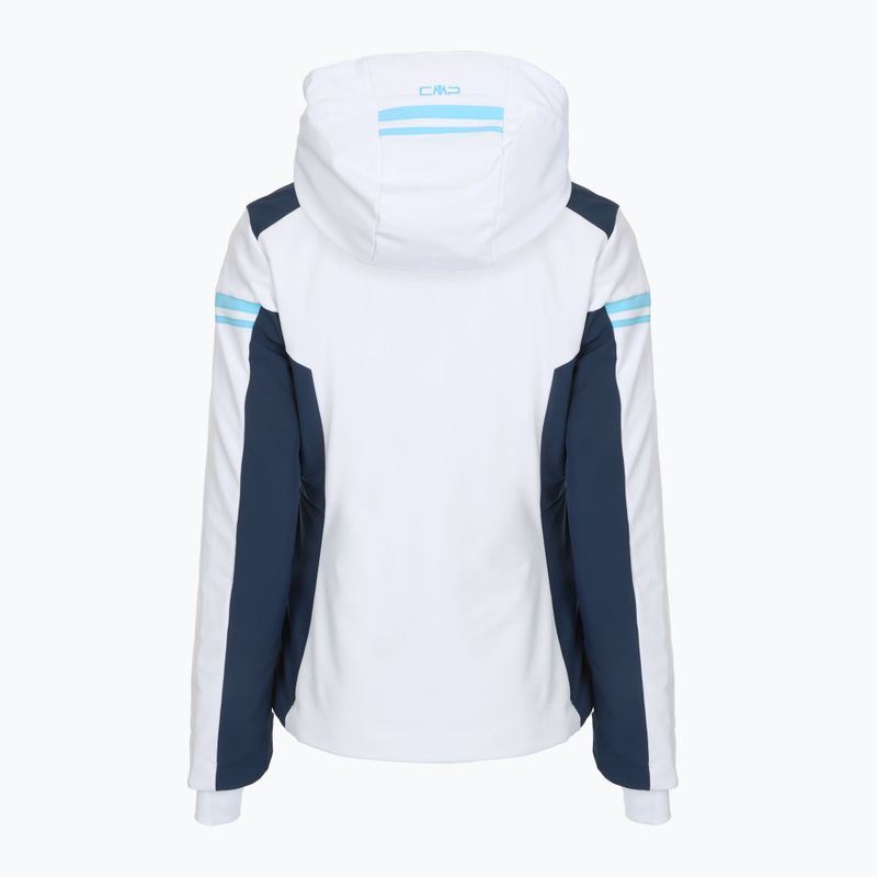 Women's ski jacket CMP 35W0196 Zip Hood bianco 2