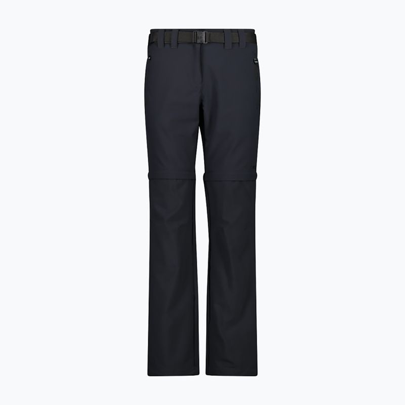 Women's trekking trousers CMP 3T51446 Zip Off anthracite/festival