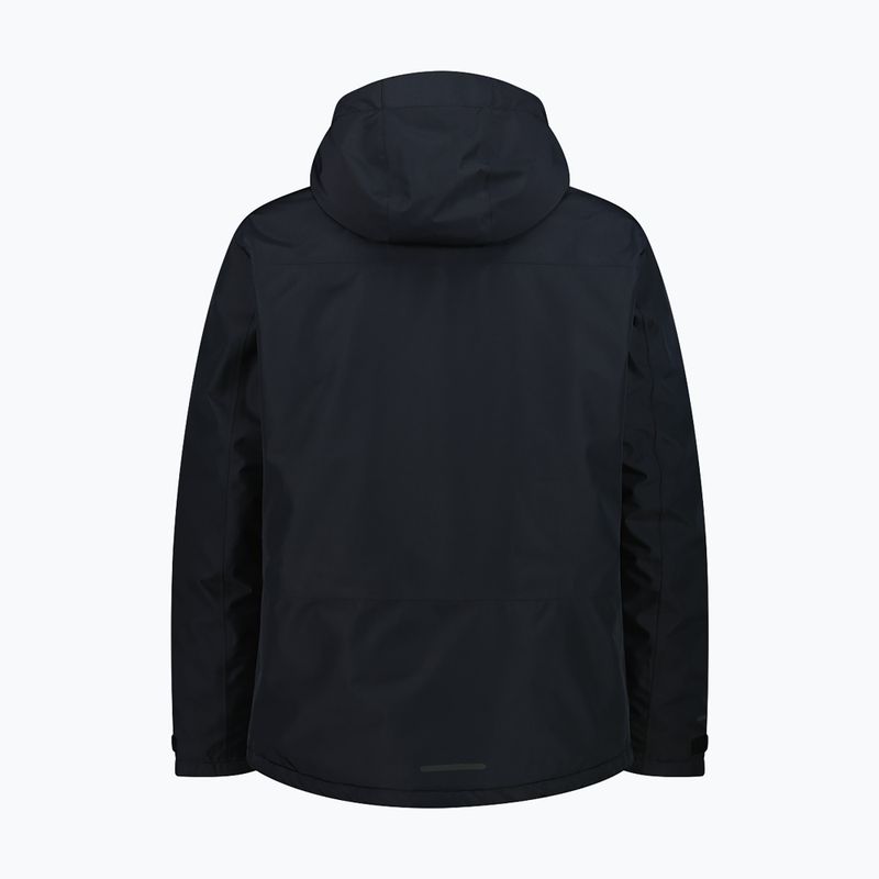 Men's rain jacket CMP 35Z1537 Zip Hood nero 2