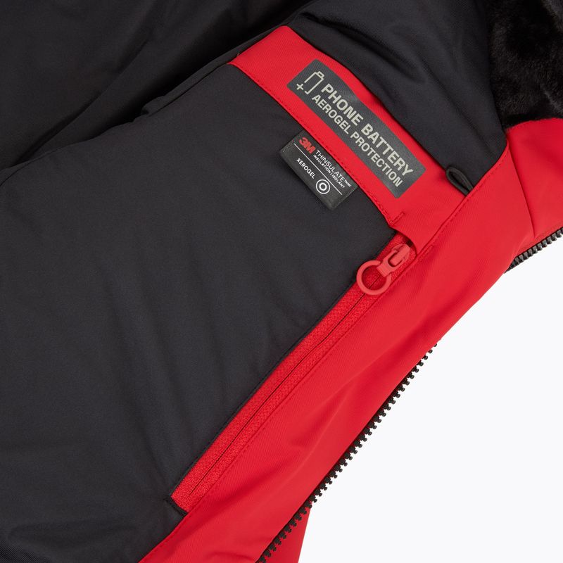 Women's ski jacket CMP 35W0256 Zip Hood ferrari 4