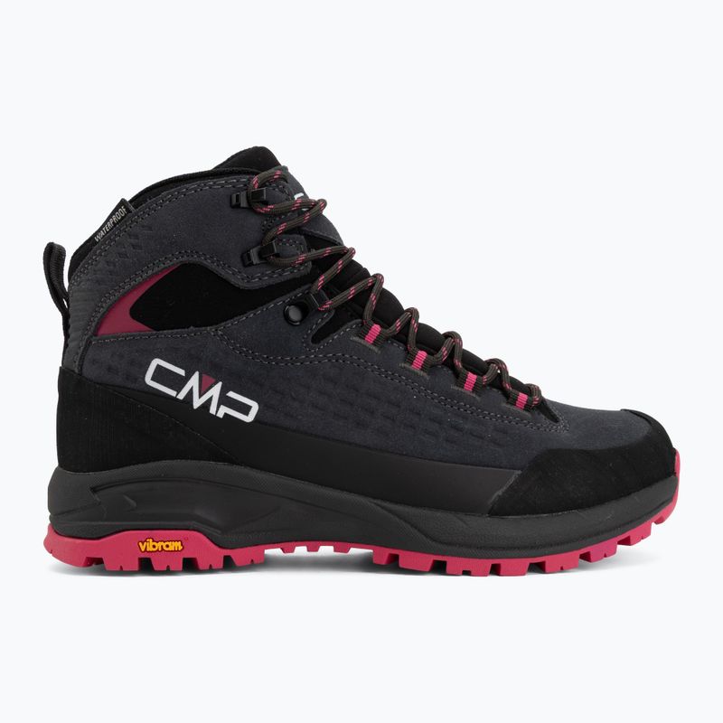 Women's trekking boots CMP Vertyx Mid Waterproof grey/fuxia 2
