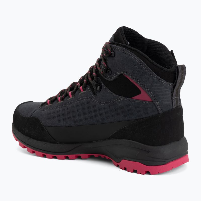 Women's trekking boots CMP Vertyx Mid Waterproof grey/fuxia 3