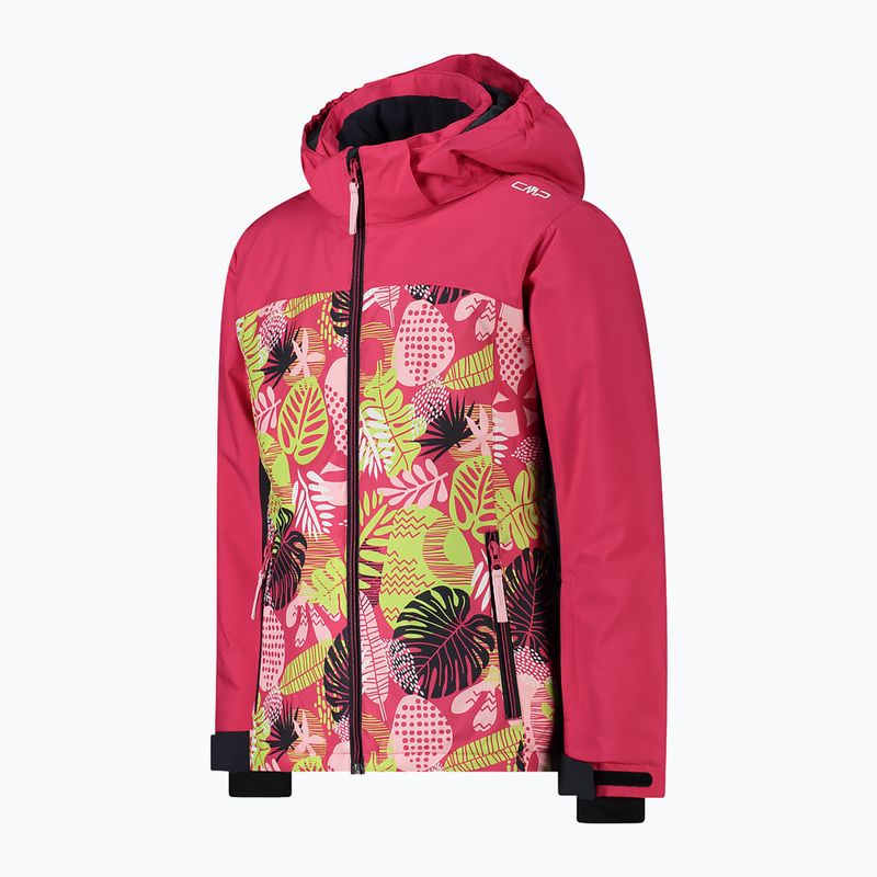 Children's ski jacket CMP 39W2085 carmino/pink 3