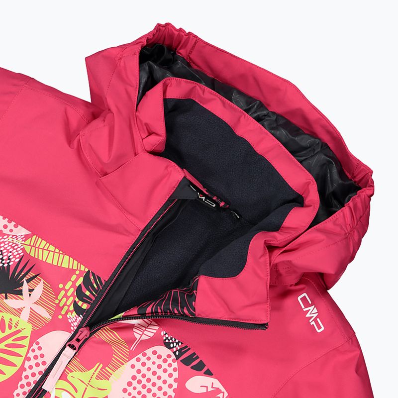 Children's ski jacket CMP 39W2085 carmino/pink 5