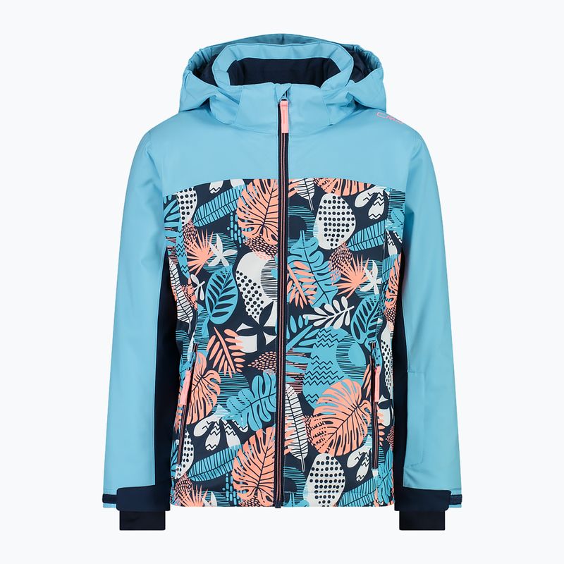 Children's ski jacket CMP 39W2085 topazio/blue ink