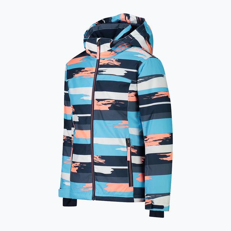 Children's ski jacket CMP 39W2085 topazio/bianco/lotus 3
