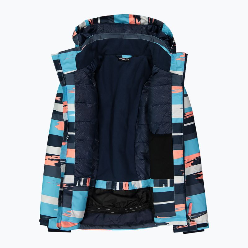 Children's ski jacket CMP 39W2085 topazio/bianco/lotus 4