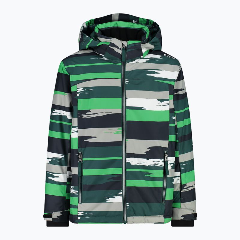 Children's ski jacket CMP 39W1924 deep mint/alpine/grey
