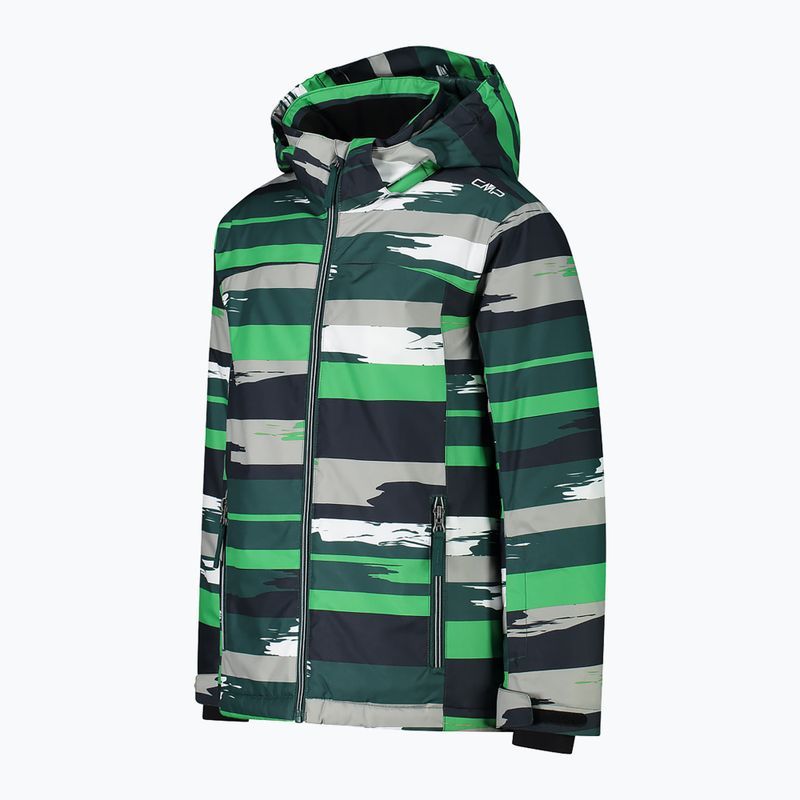 Children's ski jacket CMP 39W1924 deep mint/alpine/grey 3