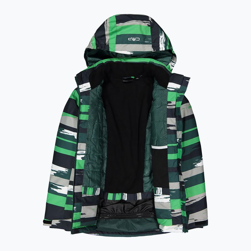 Children's ski jacket CMP 39W1924 deep mint/alpine/grey 4