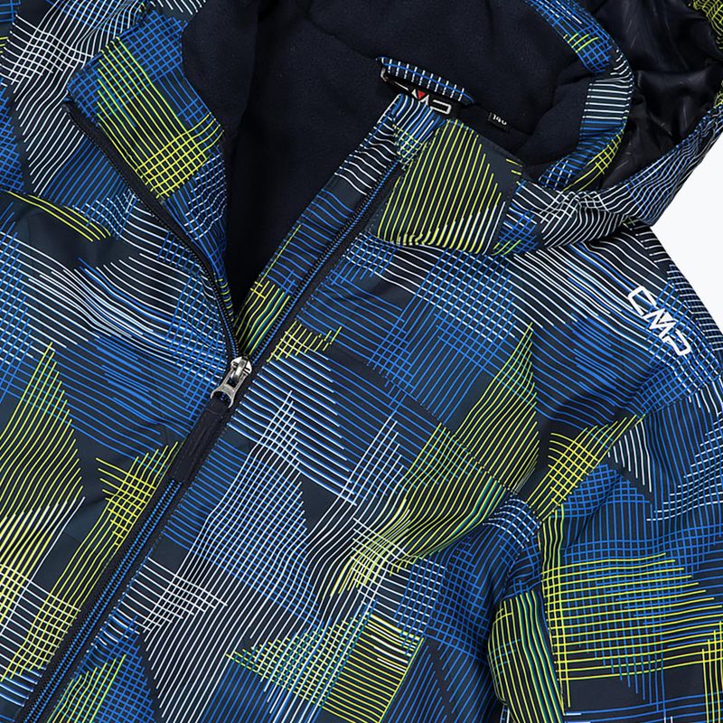 Children's ski jacket CMP 39W1924 blue royal/b.blue/winter sun 5