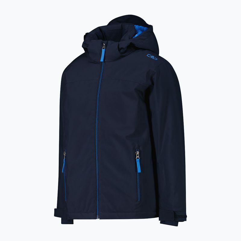 Children's ski jacket CMP 39W1924 black/blue/royal blue 3