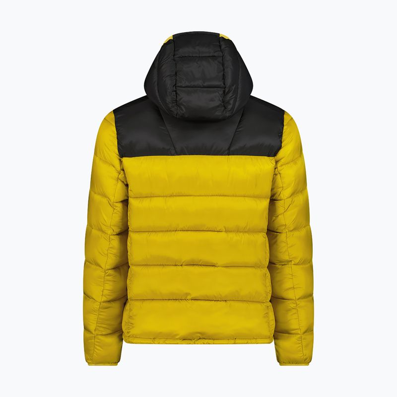 Men's insulated jacket CMP 35K3747 Fix Hood golden green 7