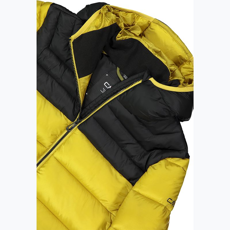 Men's insulated jacket CMP 35K3747 Fix Hood golden green 9