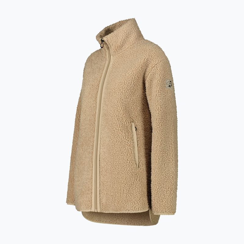 Women's coat CMP 35P3846 Long Teddy Highloft cookie 3