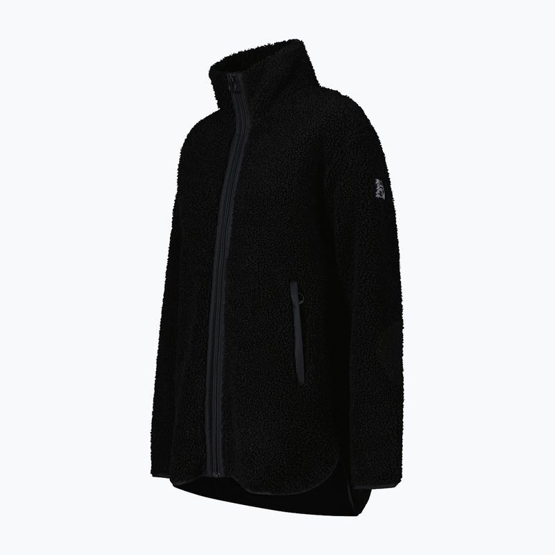 Women's jacket CMP 35P3846 Long Teddy Highloft nero 3