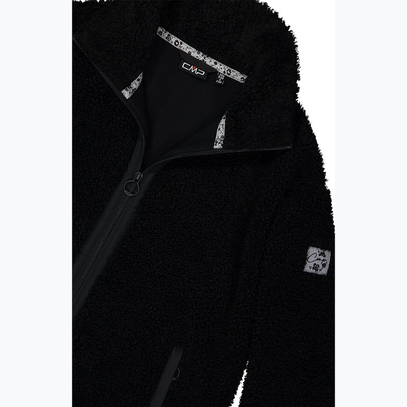 Women's coat CMP 35P3846 Long Teddy Highloft nero 5