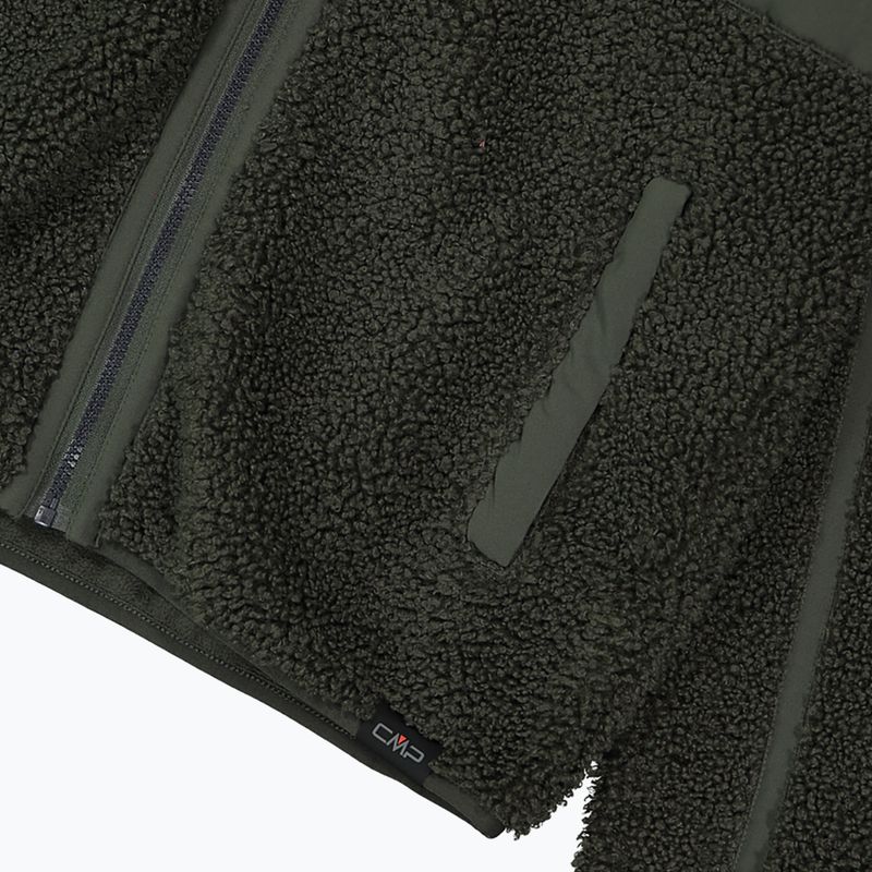 Men's jacket CMP 35P3877 Teddy Highloft forest 4