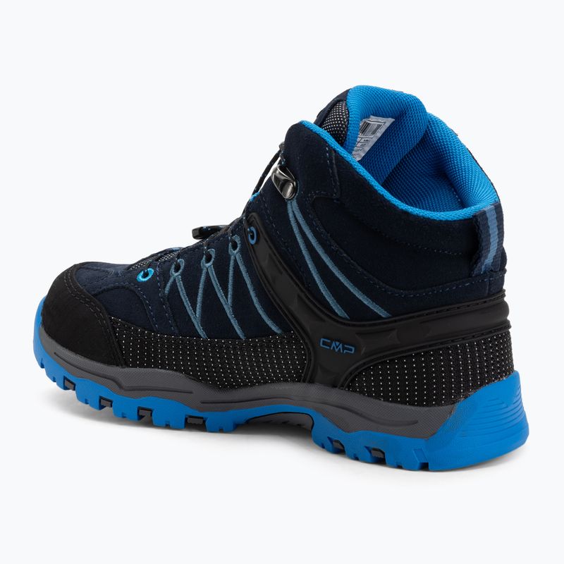 Junior's trekking boots CMP Rigel Mid Wp b.blue/bluestone/royal blue 3