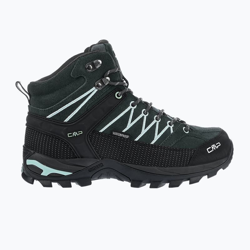 Women's trekking boots CMP Rigel Mid Wp trek green/jade 9