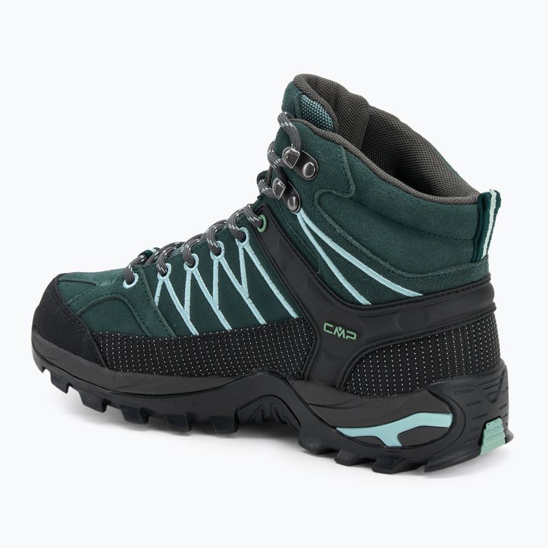 Women's trekking boots CMP Rigel Mid Wp trek green/jade 3