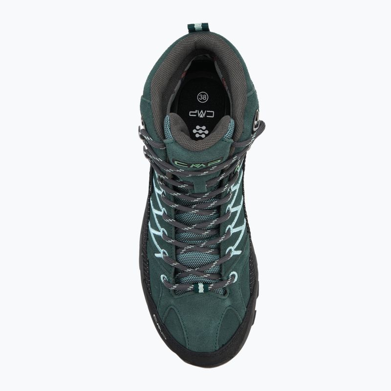 Women's trekking boots CMP Rigel Mid Wp trek green/jade 5
